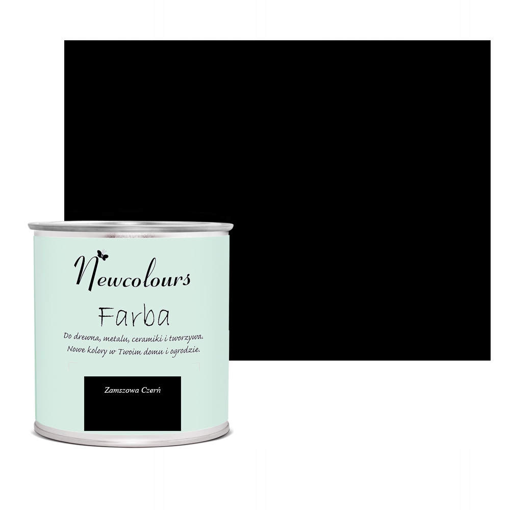 Nábytok maľuje NewColours Suede Black 200 ml