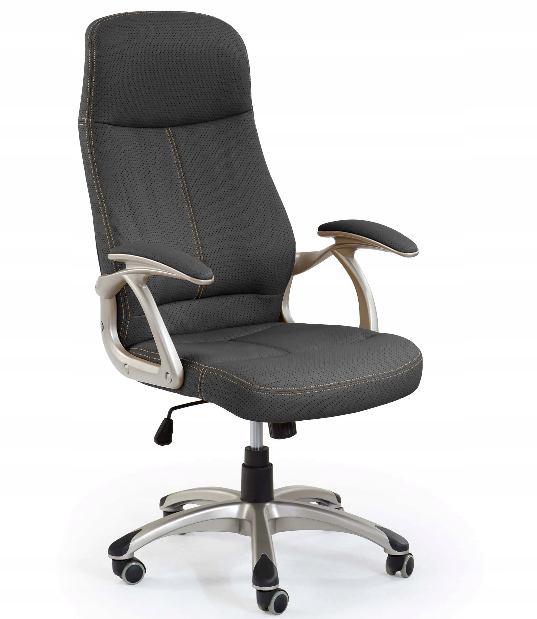 Kancelárske kreslo - Edison Swivel Armchair čierna skrinka Halmar