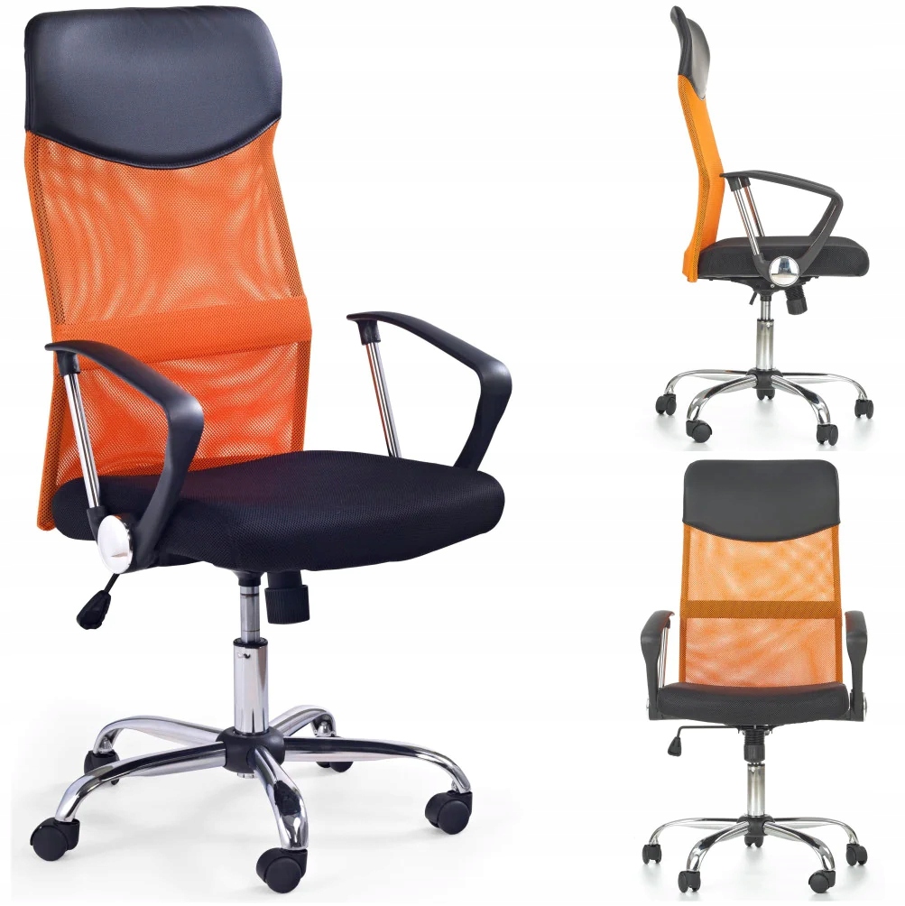Kancelárska stolička, kreslo - Rotačné kreslo pre Office Orange Orange Mesh