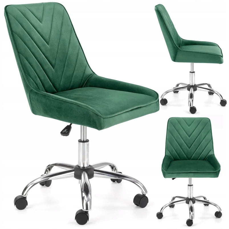 Kancelárska stolička, kreslo - Velvet's Rotary Green Green Vellor