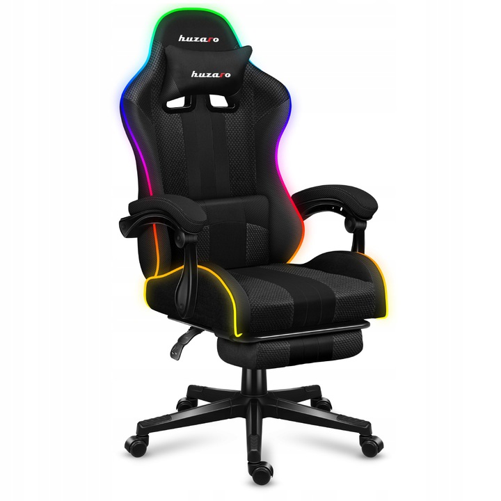 Herné kreslo - Huzaro Force 4,7 RGB Mesh Gaming Getter