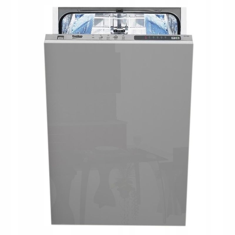 Kuchynská skrinka - Predná časť pre umývačku riadu 60 Aspen 2 D60FW Gray Gloss