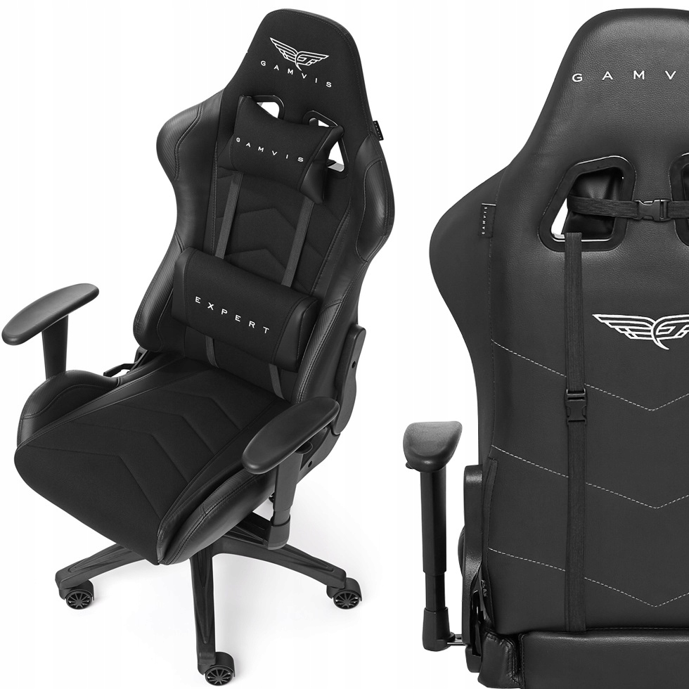 Herné kreslo - Gamvis Expert Black Material Gaming Greve