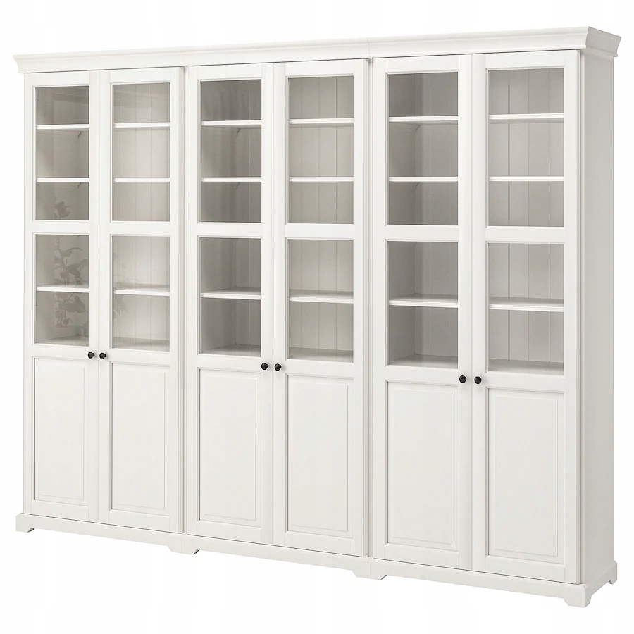 Kombinácia Ikea Latorp s dverami biela 276x214cm