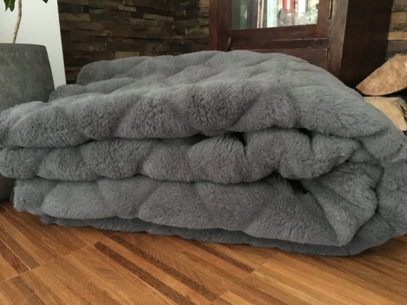 Prikrývka na spanie - Vlnená prikrývka, tmavý caro + A. Dark 140