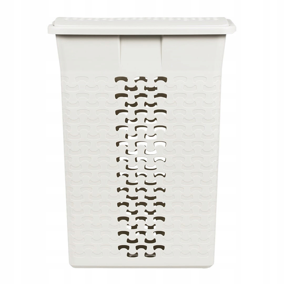 Kôš na bielizeň - Bashing Basket Openwork Underwear White 55L Cover