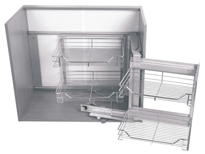 Amix Cargo Magic Rohový košík PTJ017GB 96x48x53 cm