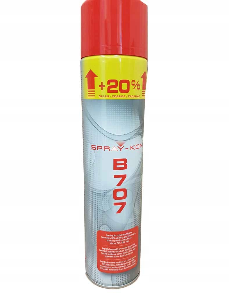 Kontaktujte lepidlo v aerosóle B707 600 ml