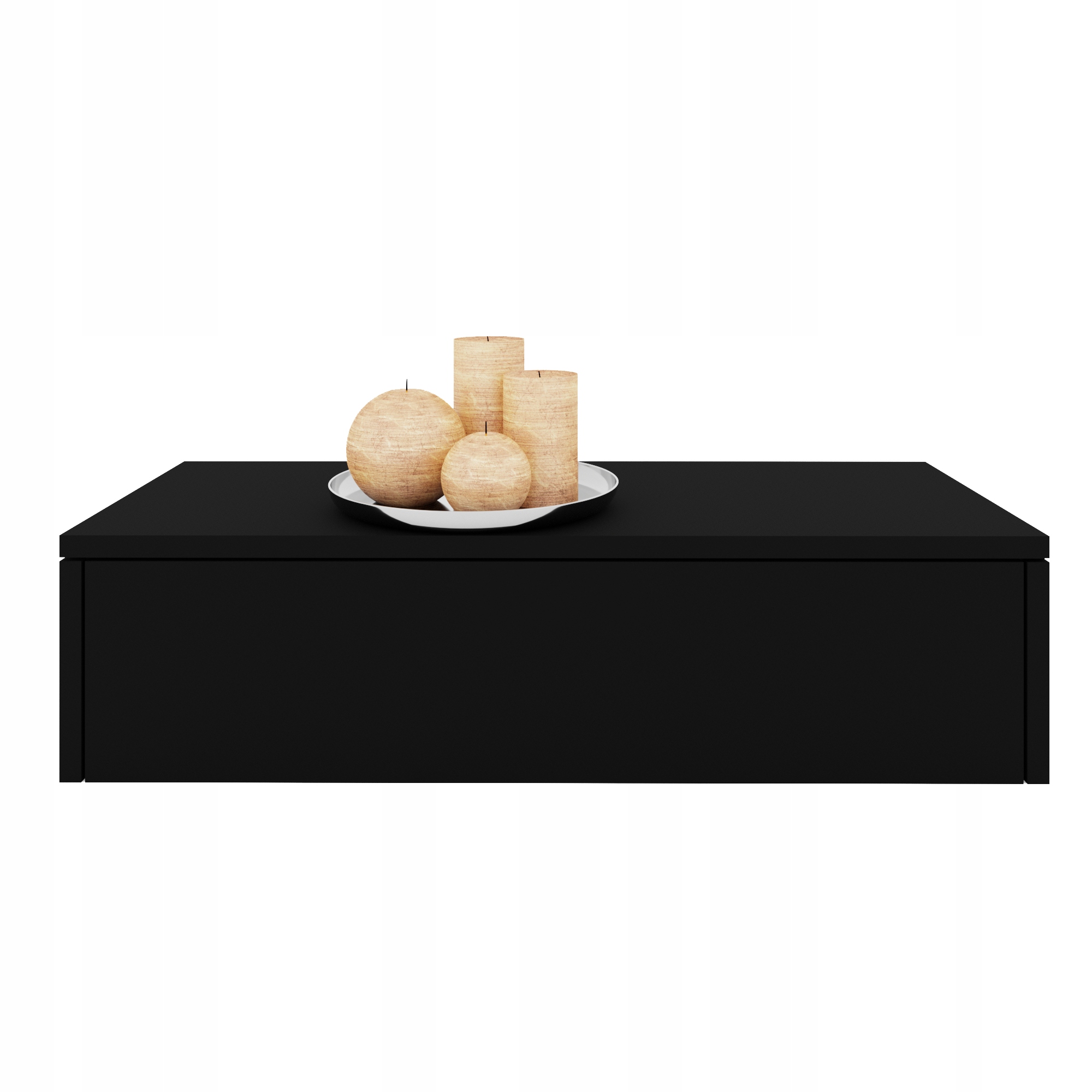 Detský písací stôla do detskej izby - Molly Console Black zavesenie 80wwew čierneho stola