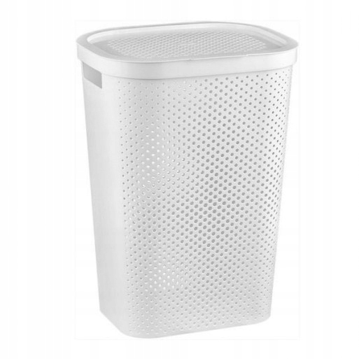 Kôš na bielizeň - 60L Infinity White Lingerie Basket