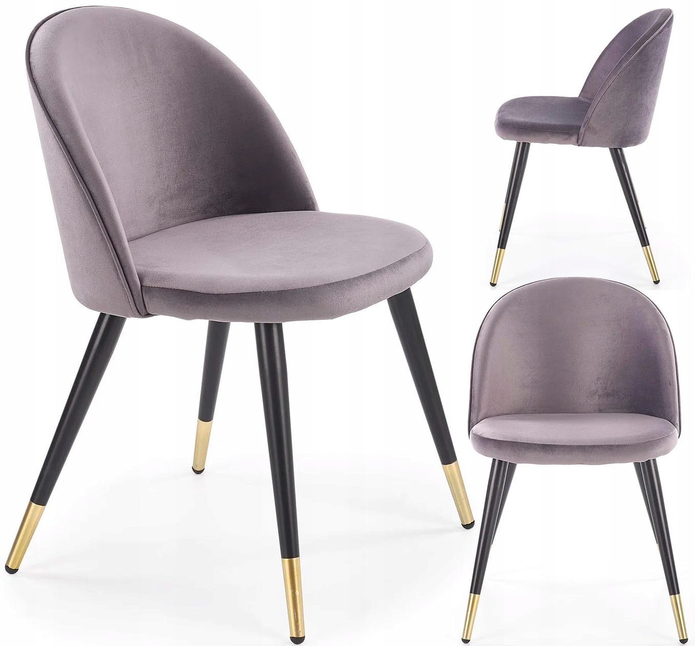Kancelárska stolička, kreslo - Glamour Velor Stolil 513C Grey Coldstery