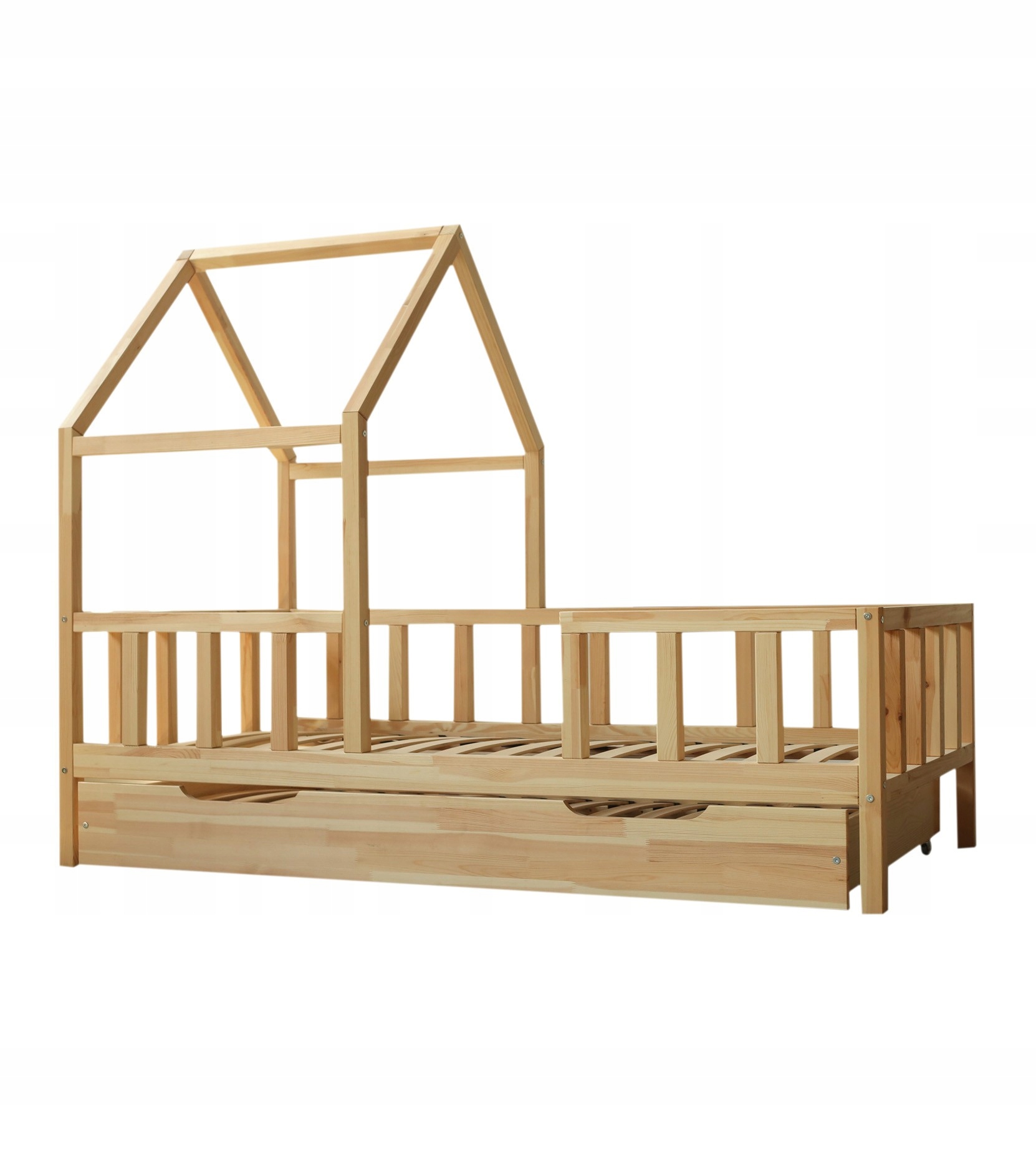 Posteľ pre detí - Veľká priestranná knižnica 80/140/40 cm mládežnícka izba