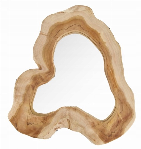 Zrkadlo do predsiene - Zrkadlový rám z teakového stromu 38 cm