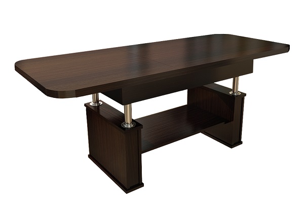 Stôl do obývačky - LAVOSOL L15 130 (+2x40) X80 WENGE SKLADOVANIE 24H