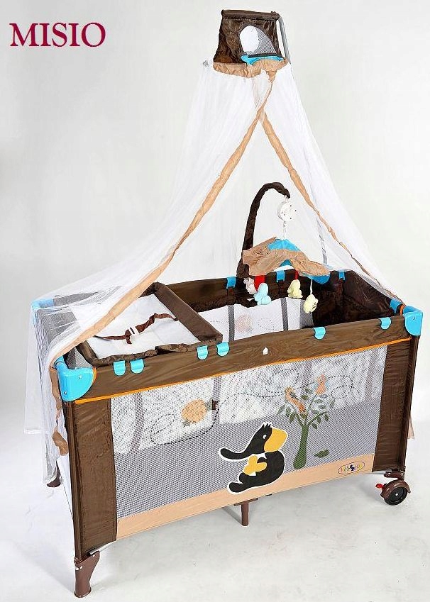 Cestovná, prenosná detská posteľ - Turistická detská postieľka. Kidplay Playpen 65x125 cm