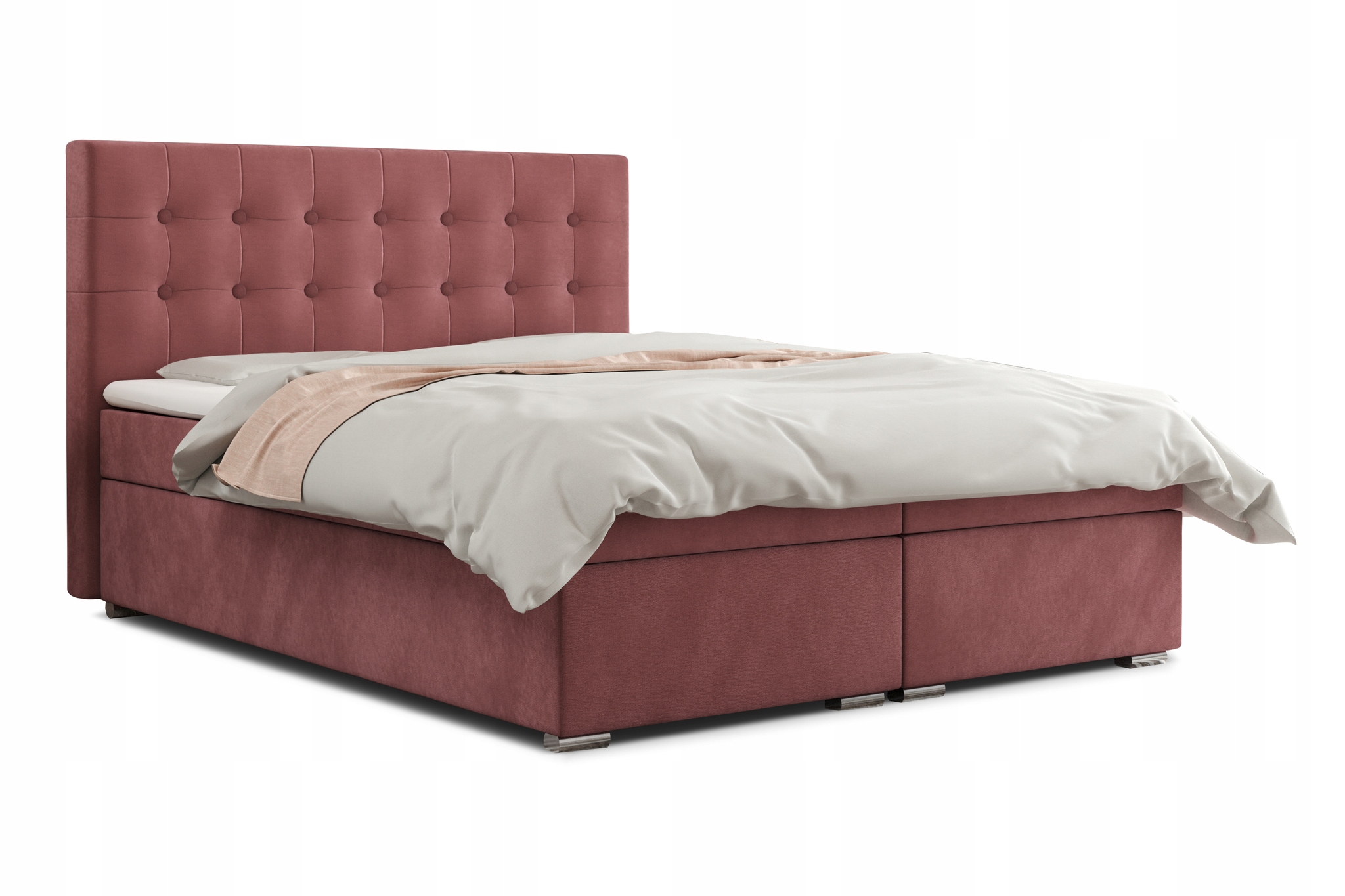 Posteľ do spálne - Carlo Continental Bed 140 cm x 200 cm + topper