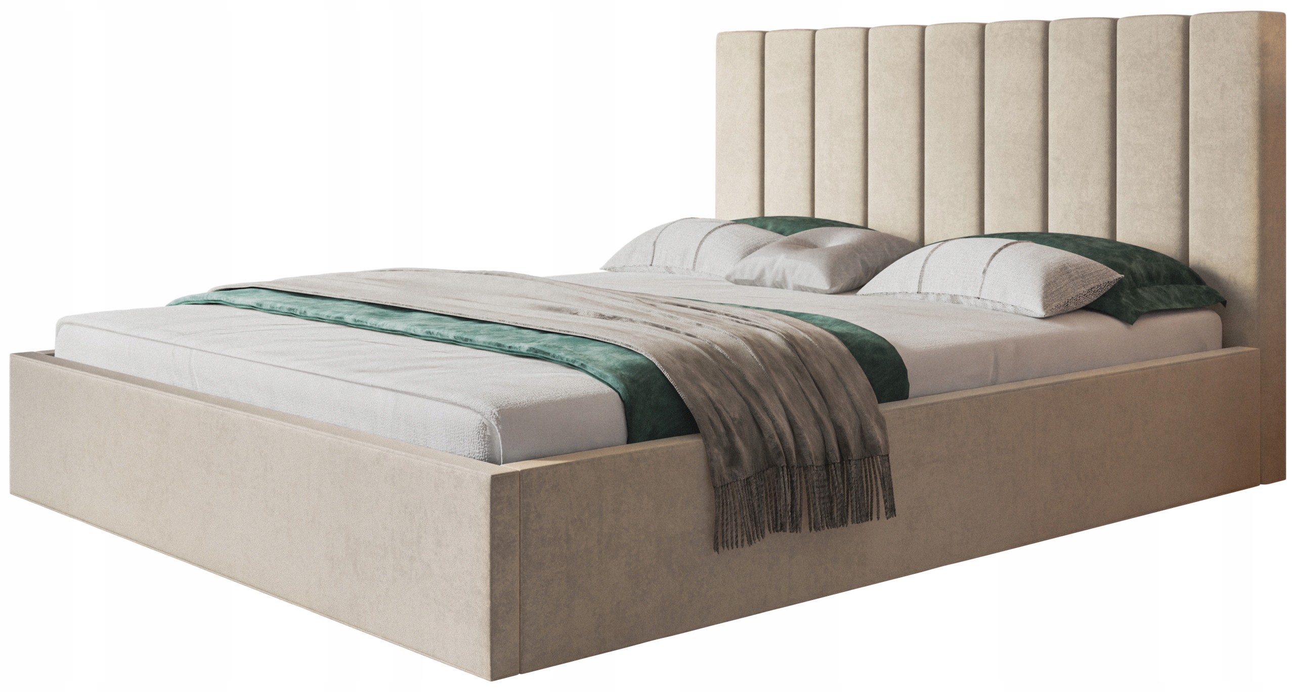 Posteľ do spálne - Čalúnená posteľ Sapporo Slim 160x200 Nádher