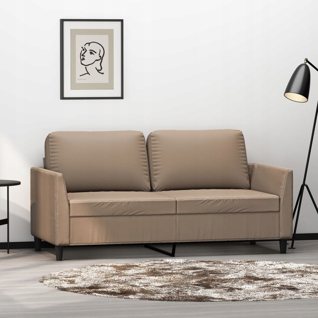 Detská pohovka, gauč - Lumarko 2-osobná pohovka, farebná cappuccino, 140 cm,