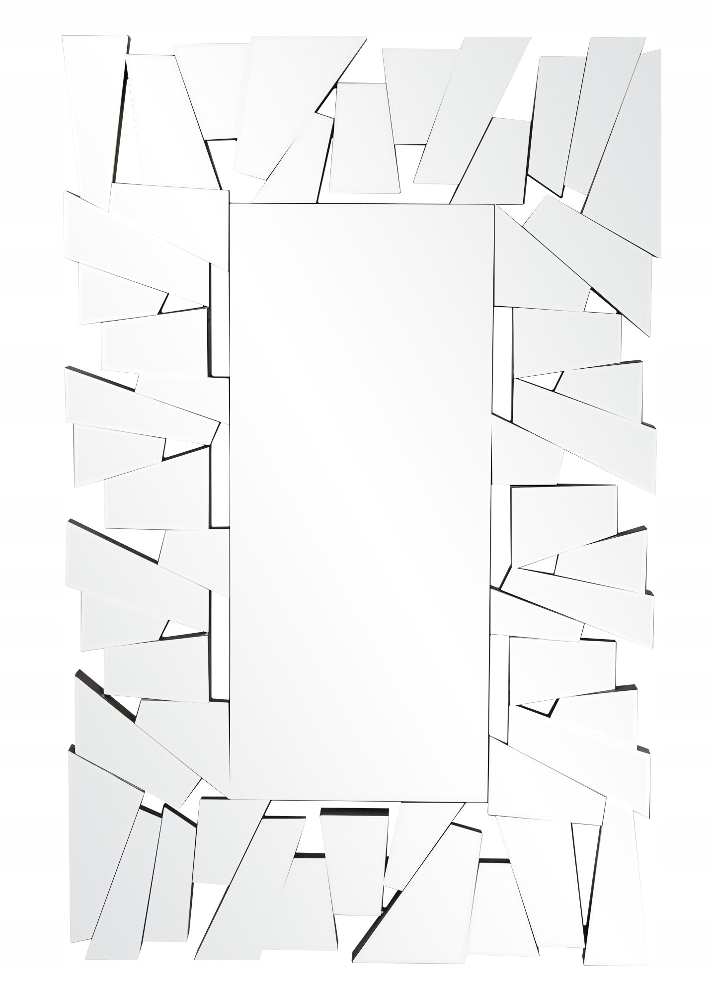 Geometrické zrkadlo zrkadlové zrkadlo Glamour