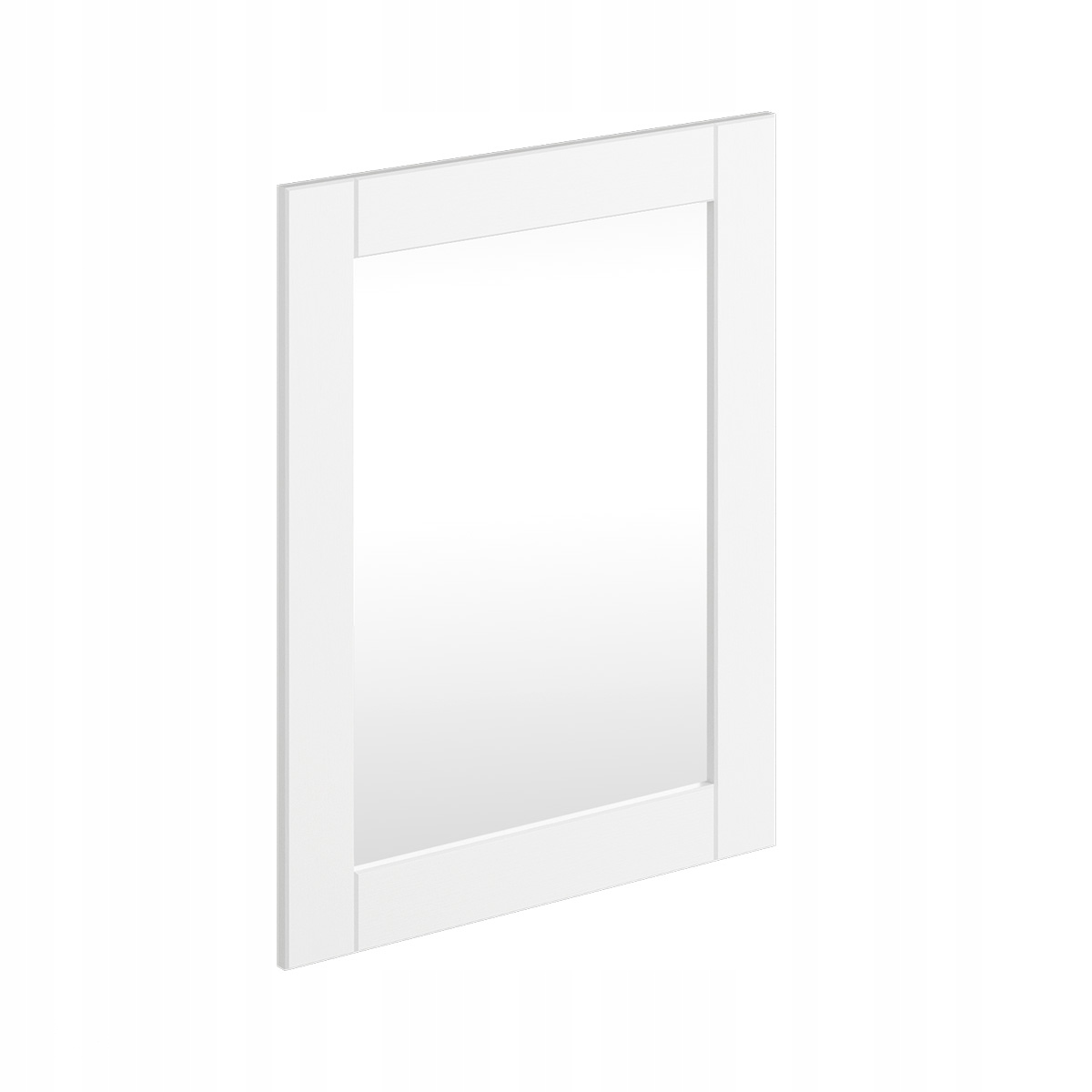 Biele borovicové zrkadlo 60x75 Belluno Elege Pl037b