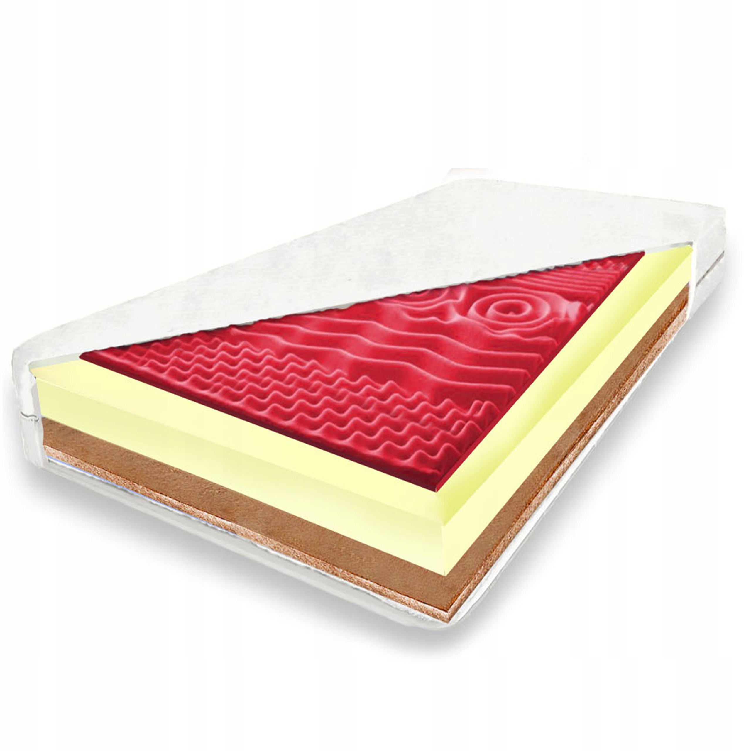 Matrac na posteľ - Detská matrac 60x200 HR Masáž a kokos 18 cm