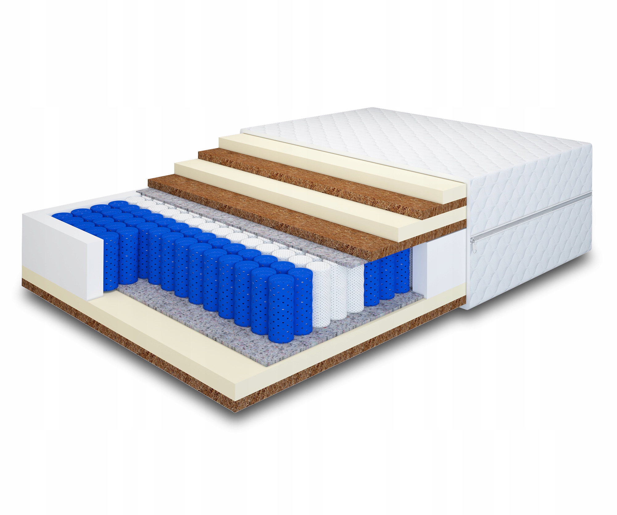 Matrac na posteľ - Matrac max 3xkokos veľmi tvrdý 160x200 Tencel