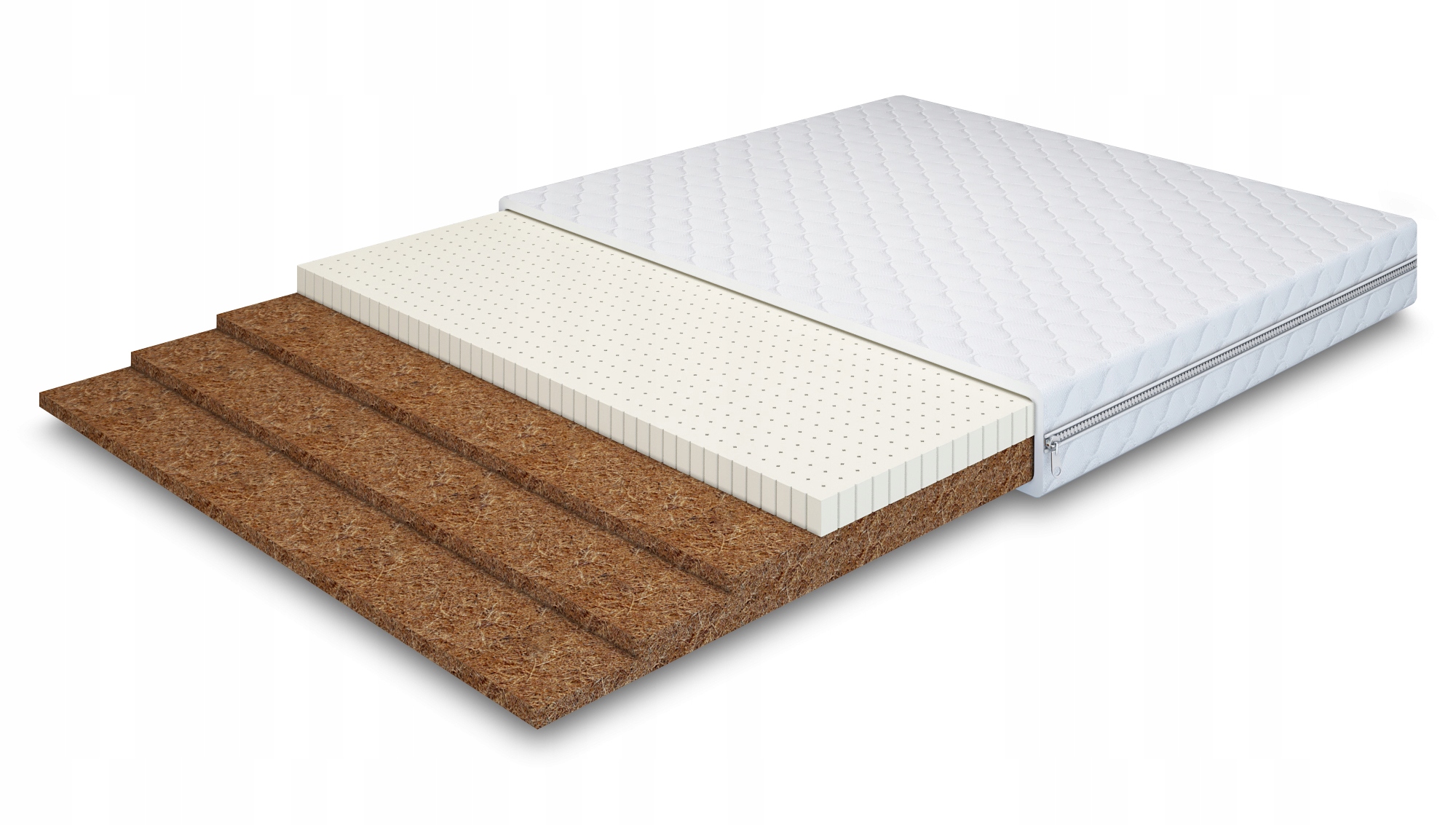 Matrac na posteľ - Populárny matrac latex+3xkokos 6cm 160x200