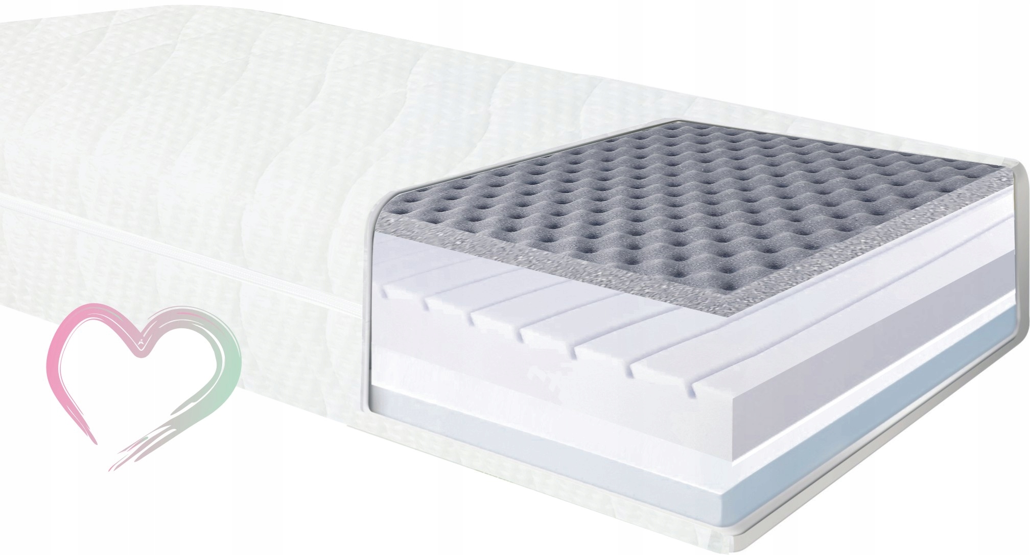 Matrac na posteľ - Parana Matrace Lux Profiloval 160x80x13 cm