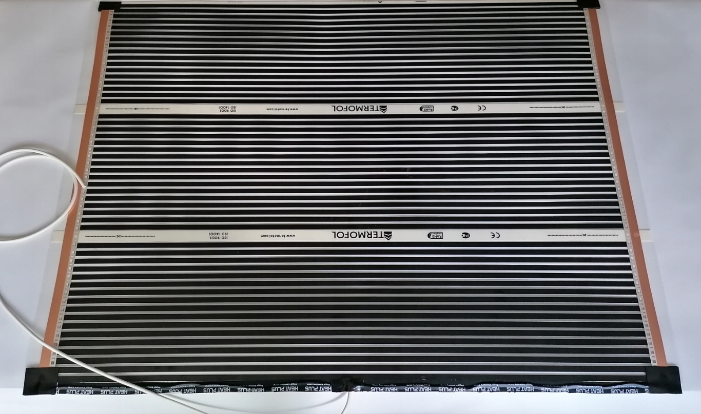 Zrkadlo do predsiene - Zahrievacia rohož pod zrkadlom AntiPhae 50 cm x 50 cm 35 W
