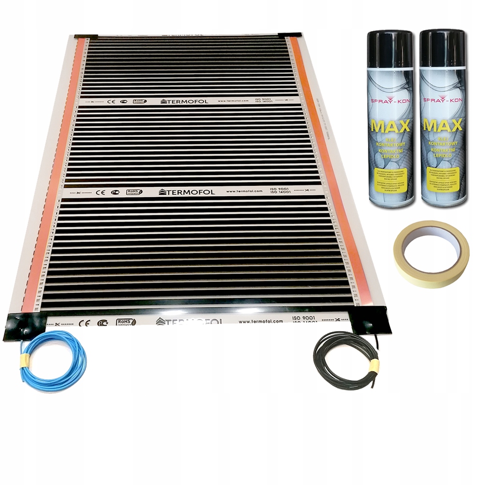 Zrkadlo do predsiene - Vykurovacia rohož pod zrkadlom Antiphae pre lepidlo 50x150 cm