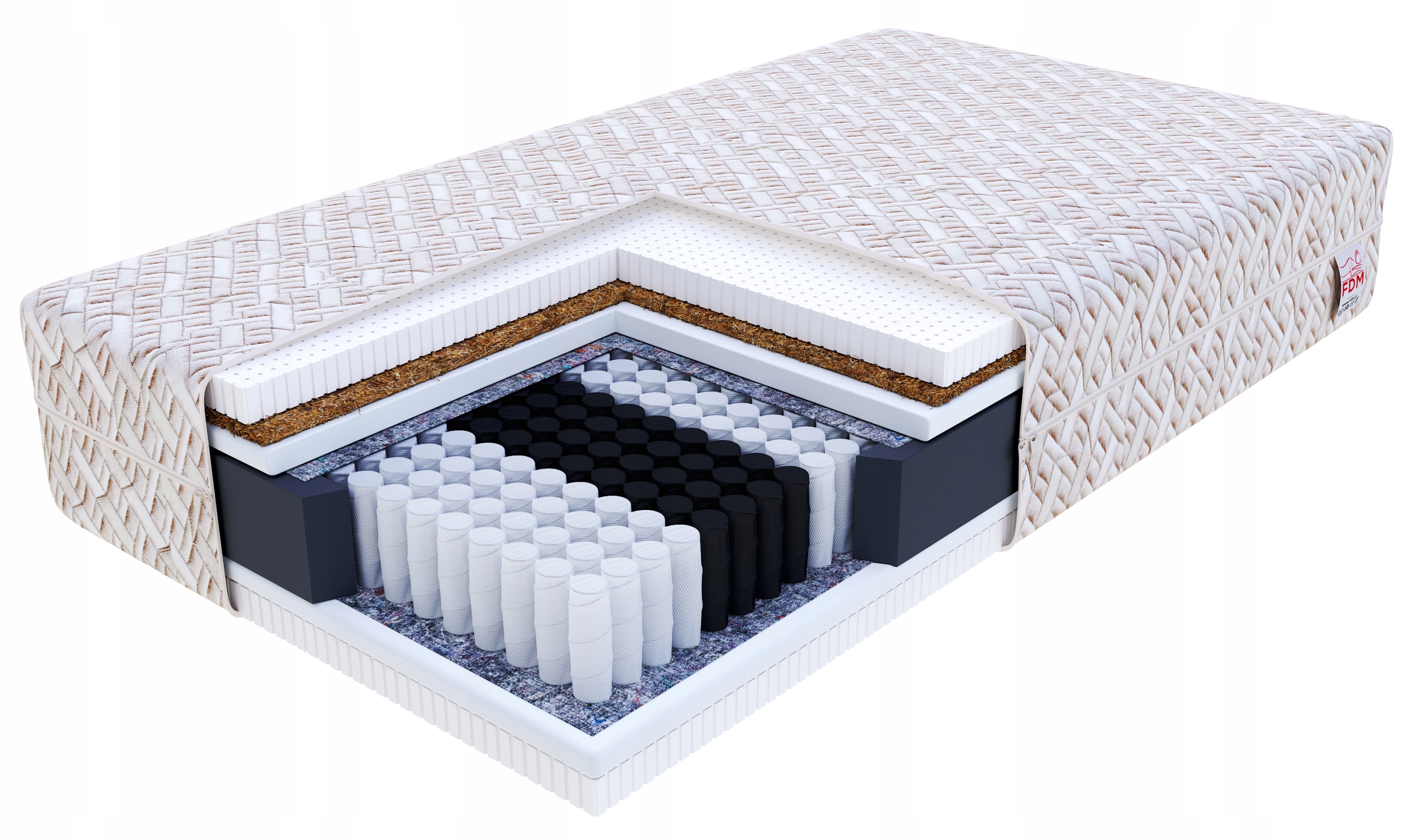 Matrac na posteľ - Matrac 120x200 multipocket FDM Bravo zamotaný