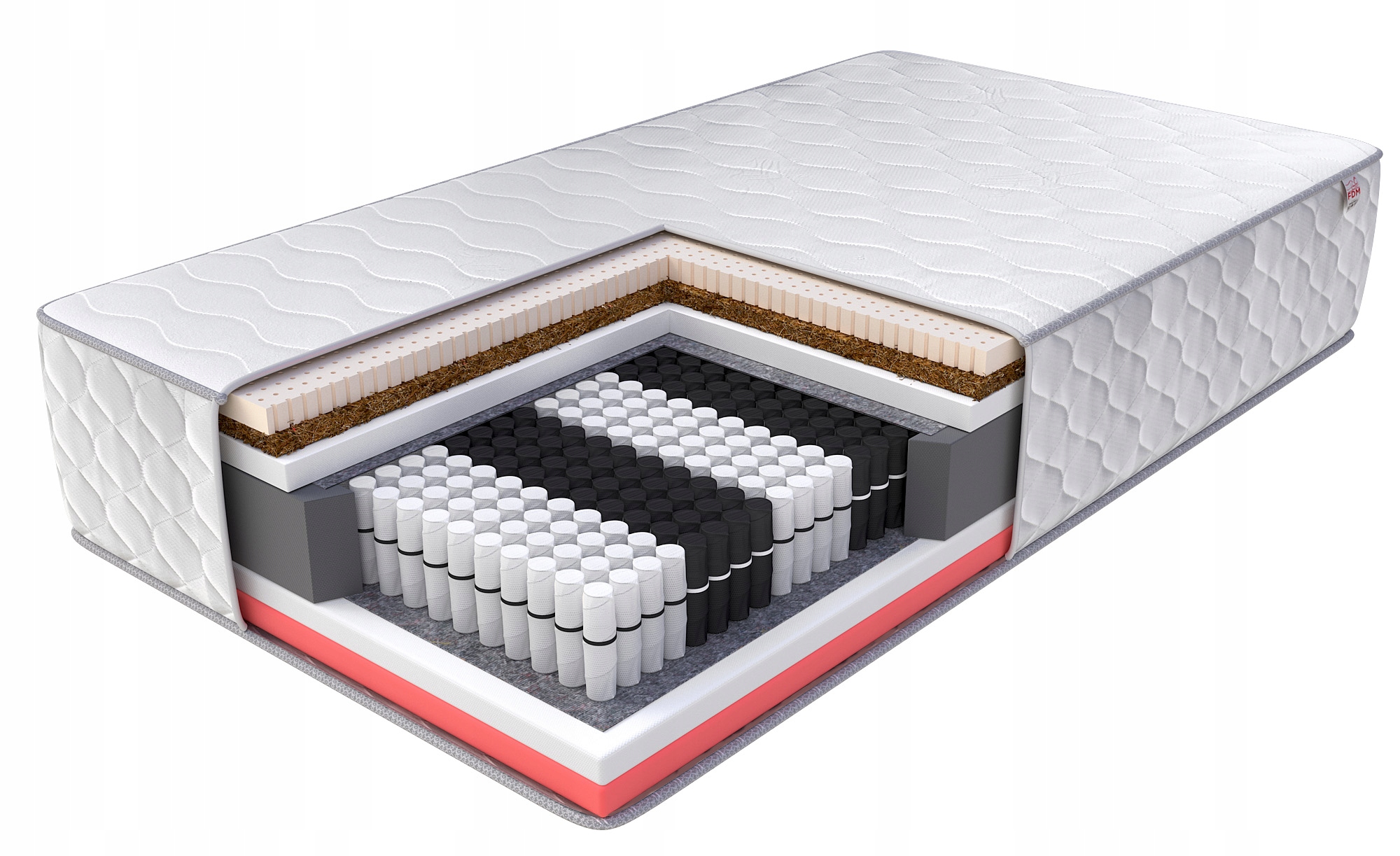 Matrac na posteľ - Matrac 160x200 multipocket Visco FDM Angelus 22 cm