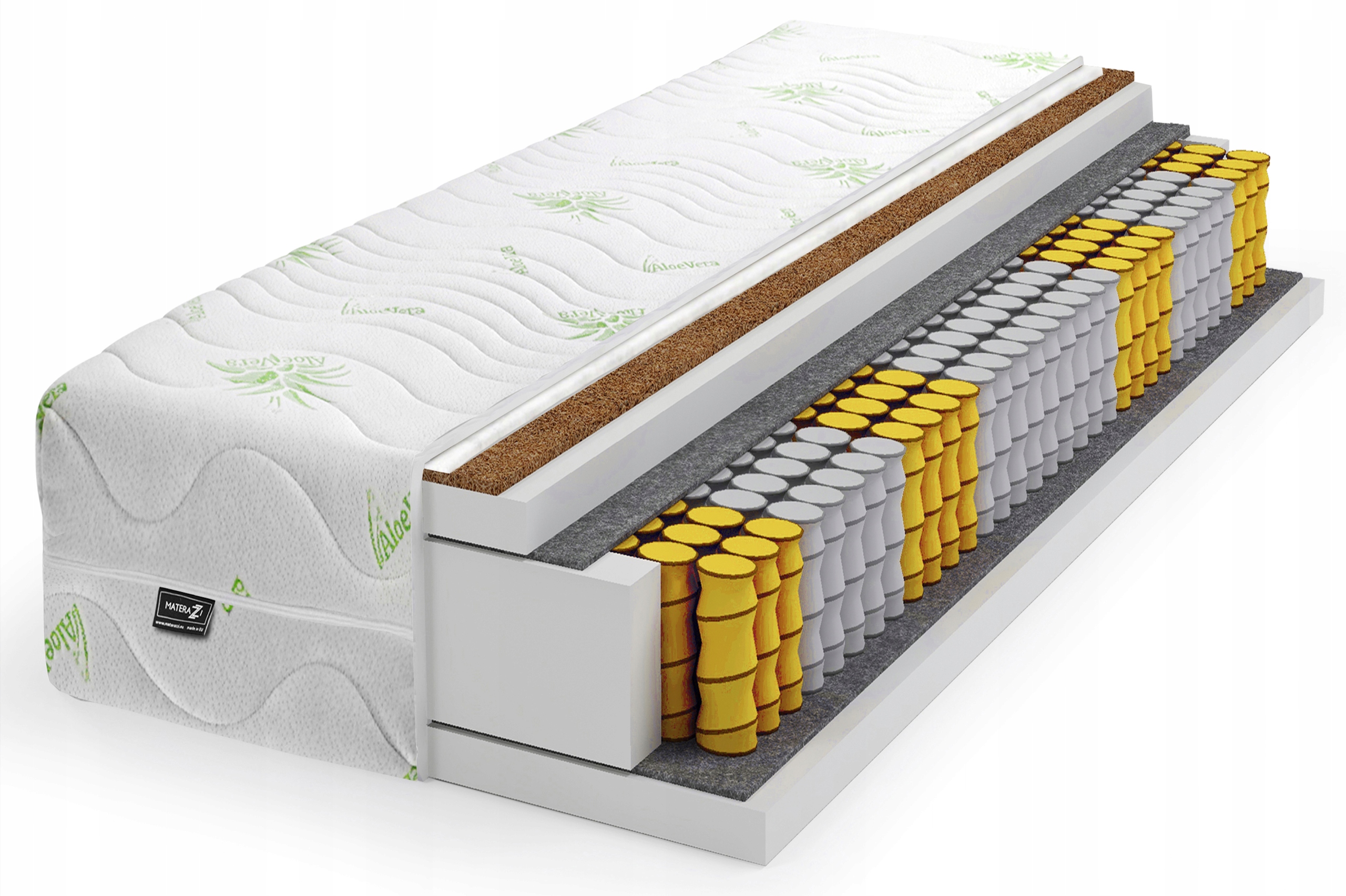 Matrac na posteľ - Čalúnená posteľ frešja 180x200 krémová farba