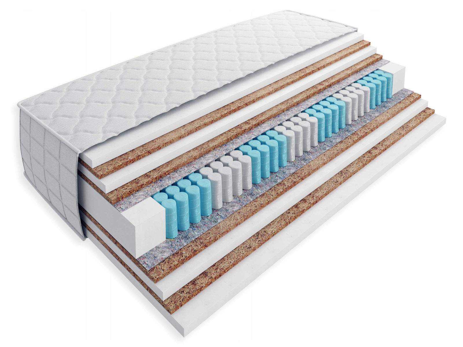 Matrac na posteľ - Veľmi tvrdý matrac 160x200 Dvojitý h5/H4