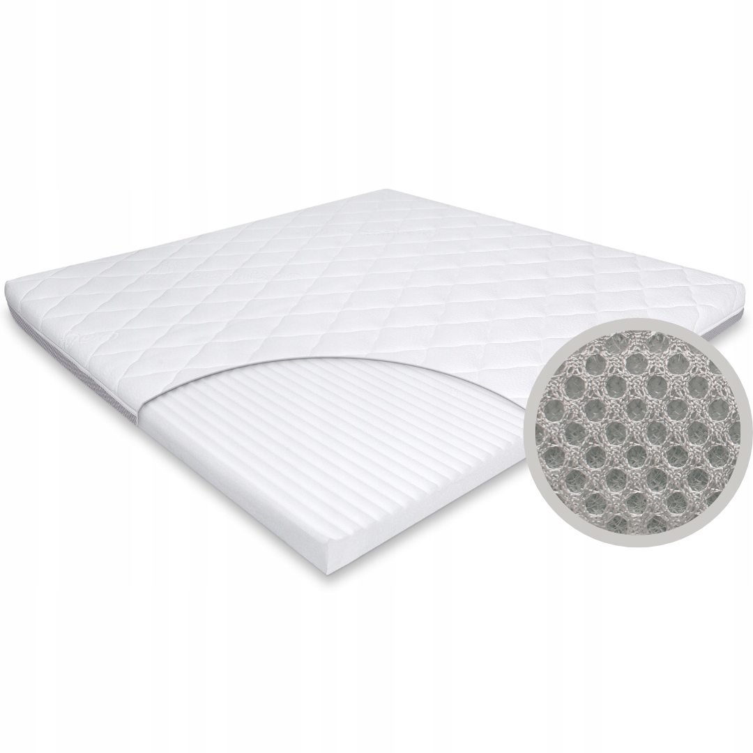 Matrac na posteľ - Prémiová matrac pre perá 95x95x9 cm pleťová pena