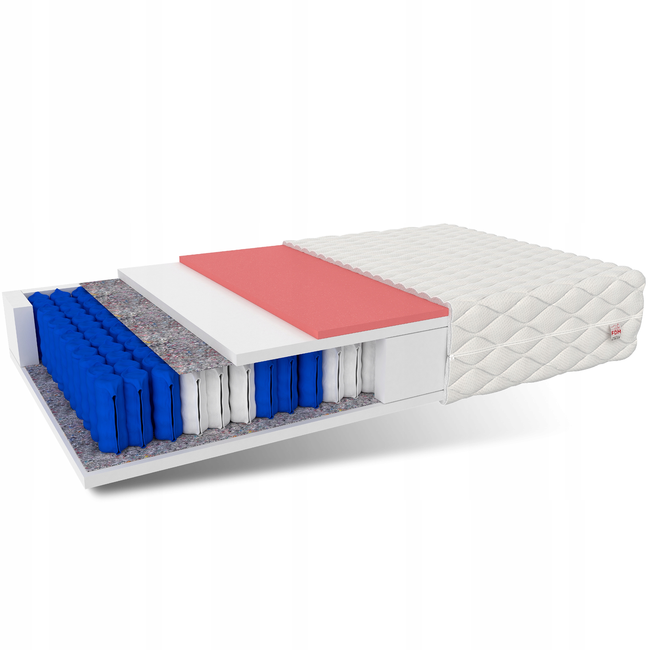 Matrac na posteľ - Vreckový matrac s Visco FDM Vero Max 160x200