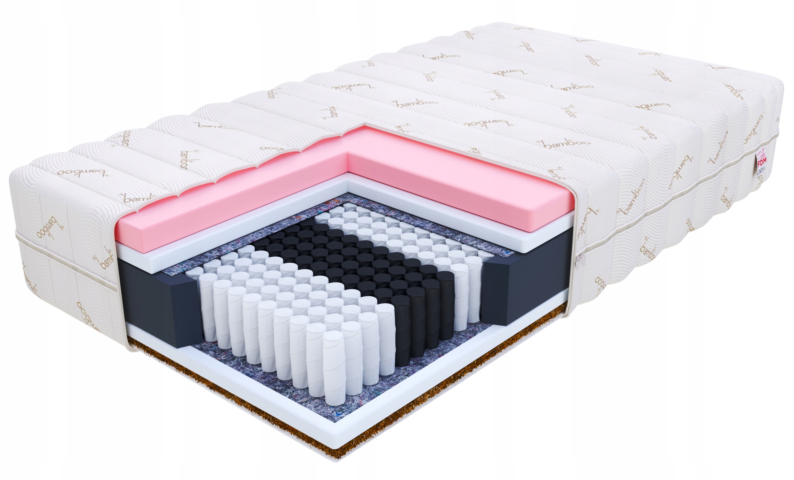 Matrac na posteľ - Multi vreckový matrac Coconut FDM Aruba 160x200