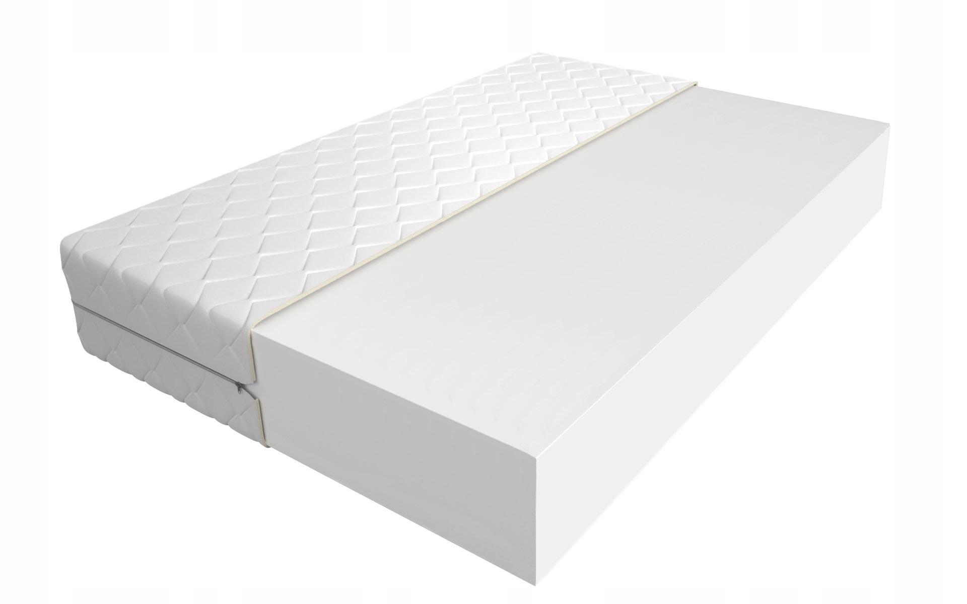 Matrac na posteľ - Penová matrac 90x200x12 s krytom Niko