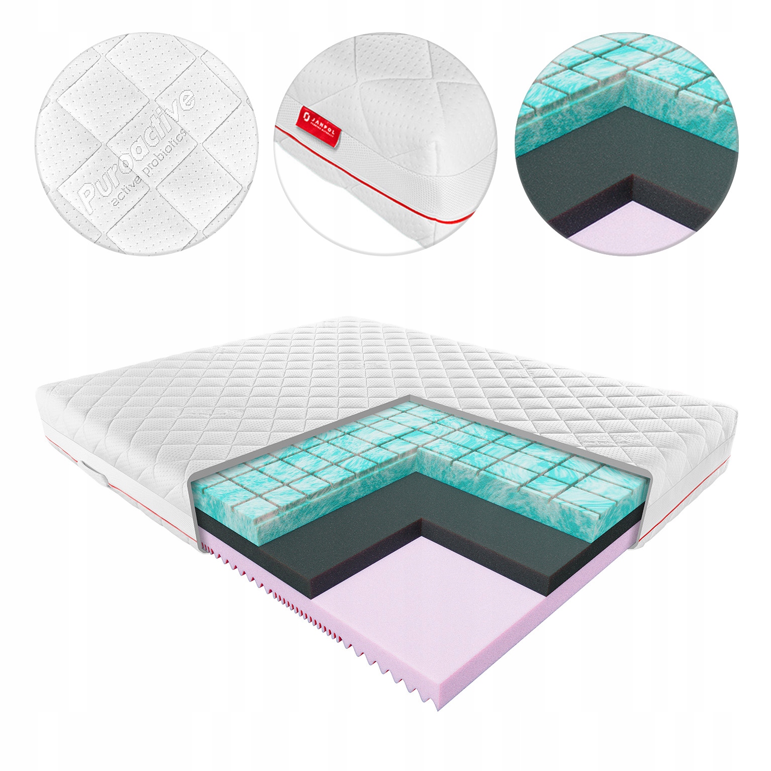Matrac na posteľ - Matrac Fandango Hilding 80x200 Coconut Medicat