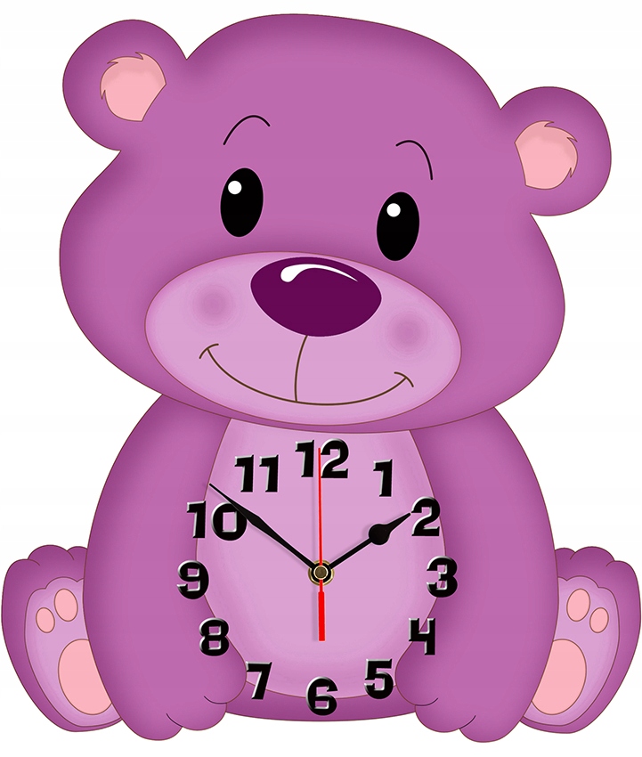 Detské hodiny do izby - Teda Willope Wall Clock Tradičný mechanizmus 608