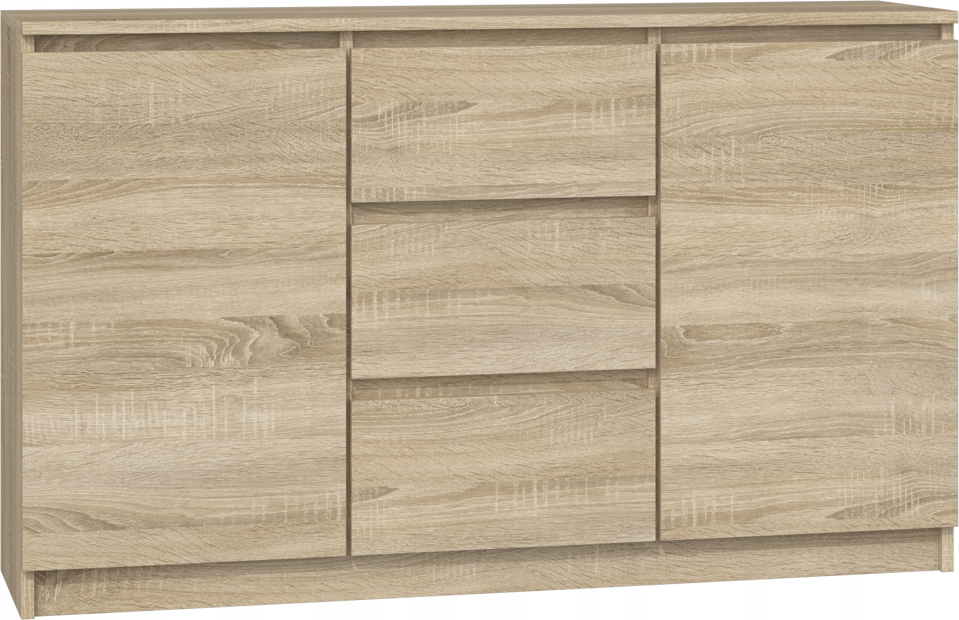 Šatníková skriňa do študenskej izby - Moderná zásuvka 120 cm zásuvky DOB