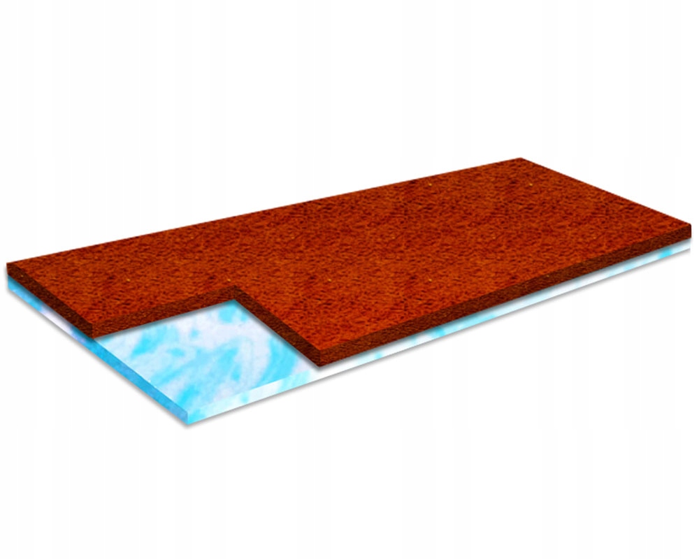Matrac na posteľ - Topper Overlay pre dieťa 120x200 kokosový močiar