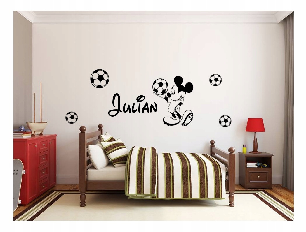 Destké samolepky - Názov steny na stenu Názov detskej myši Mickey Mouse