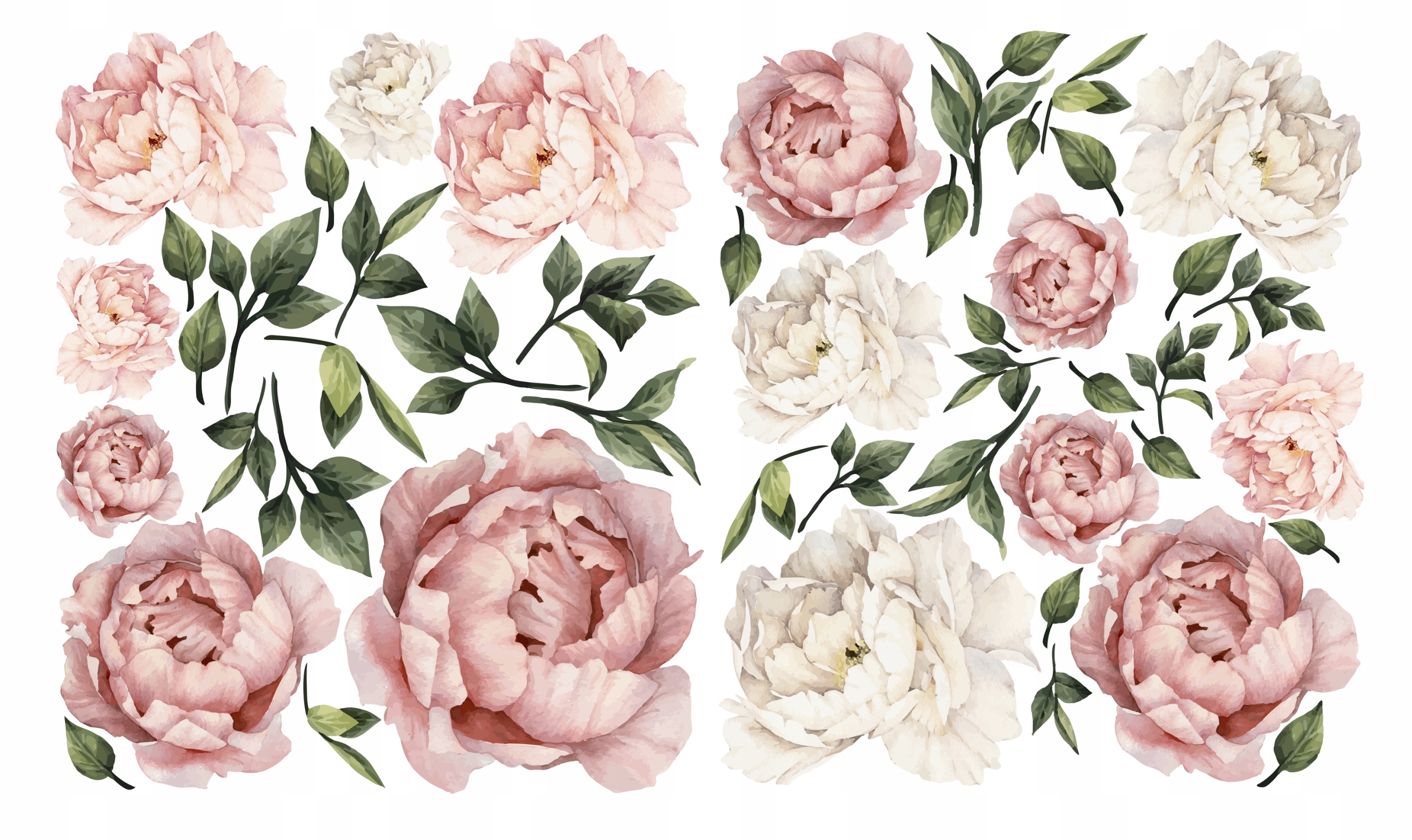 Destké samolepky - Piwonie Wall Stumpers Flowers 70x120 cm