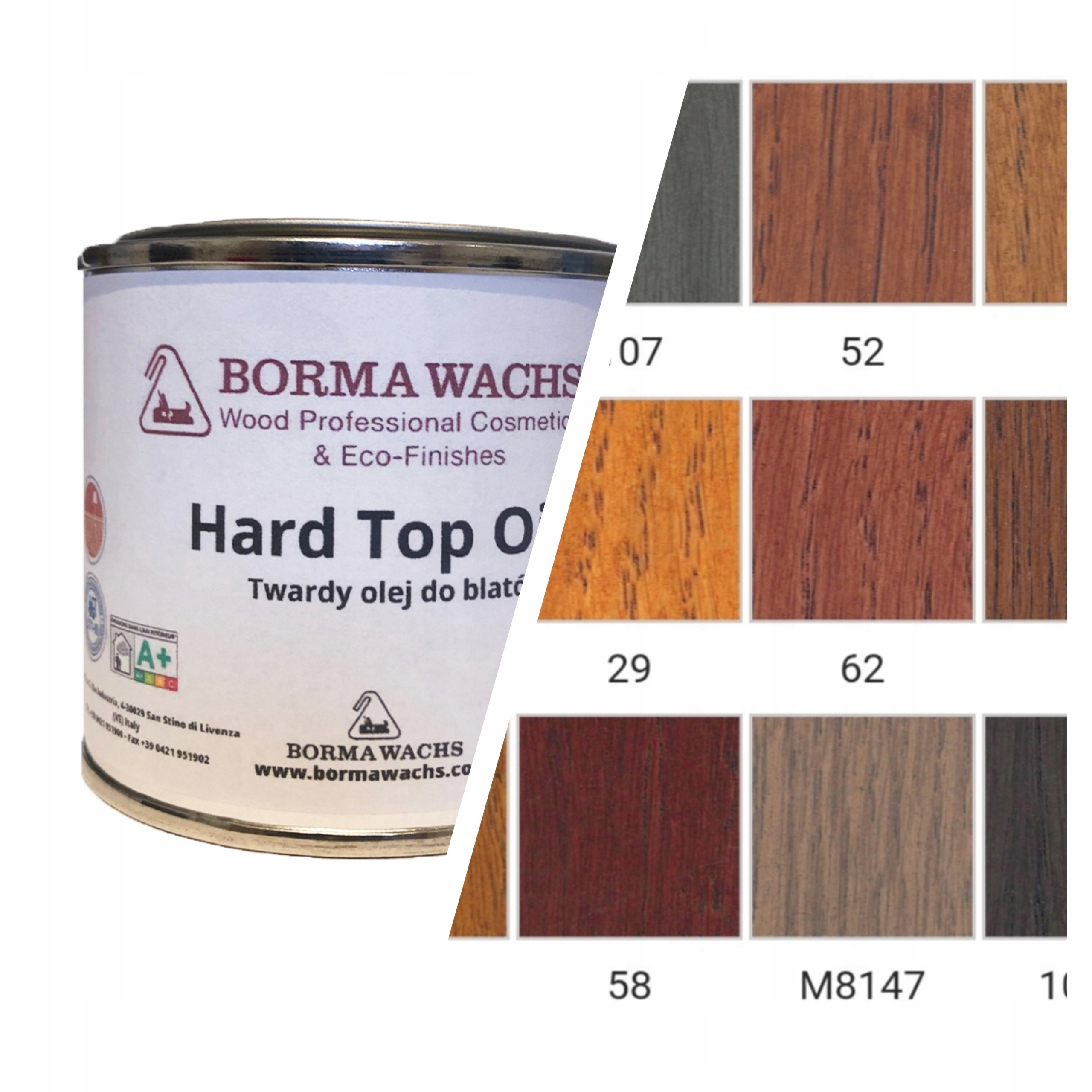 Farby oleja pre dosky a nábytok 175 ml borma wachs
