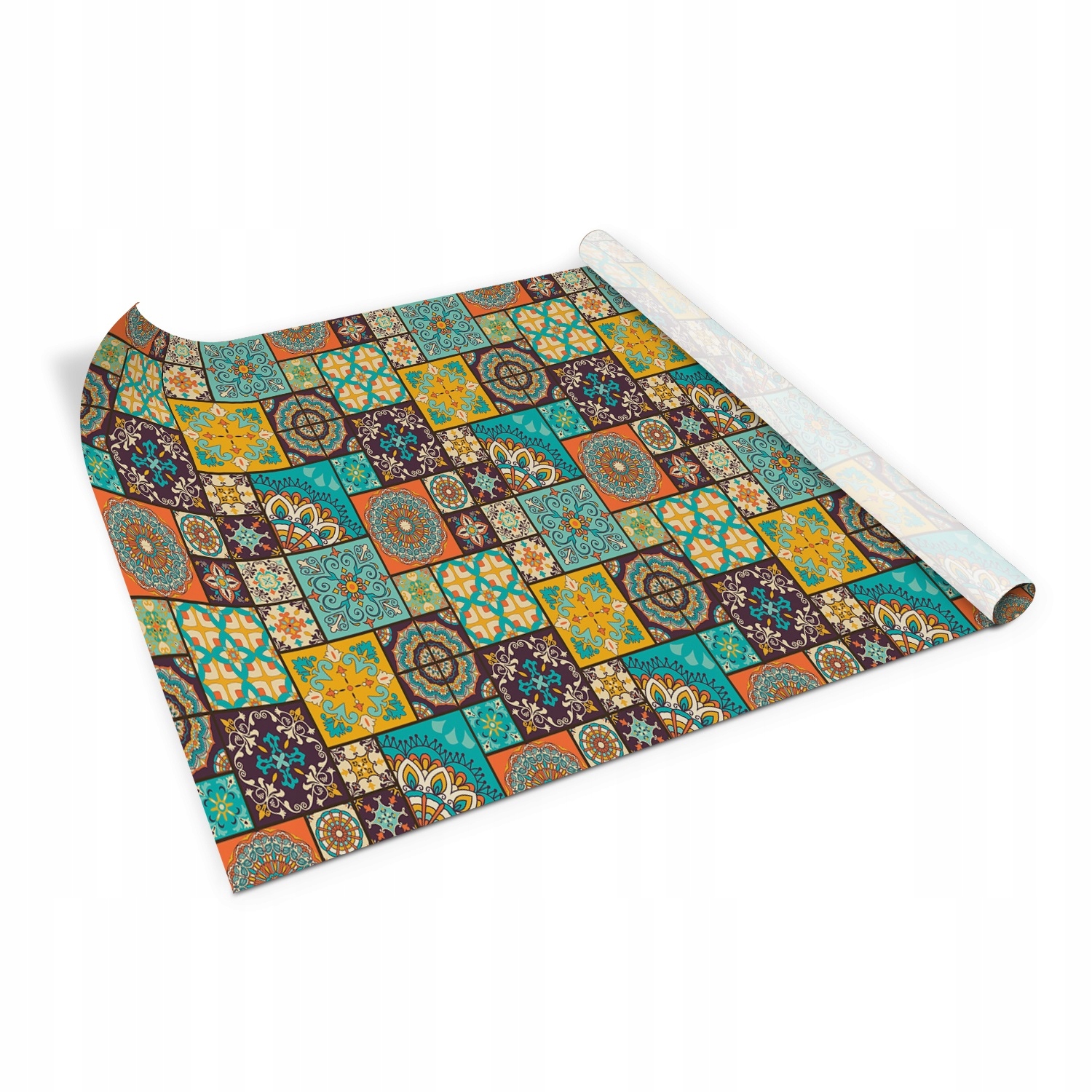 Dýha na nábytok - Dýha pre skrinky hrudník s zásuvkami horná patchwork 100x50 cm