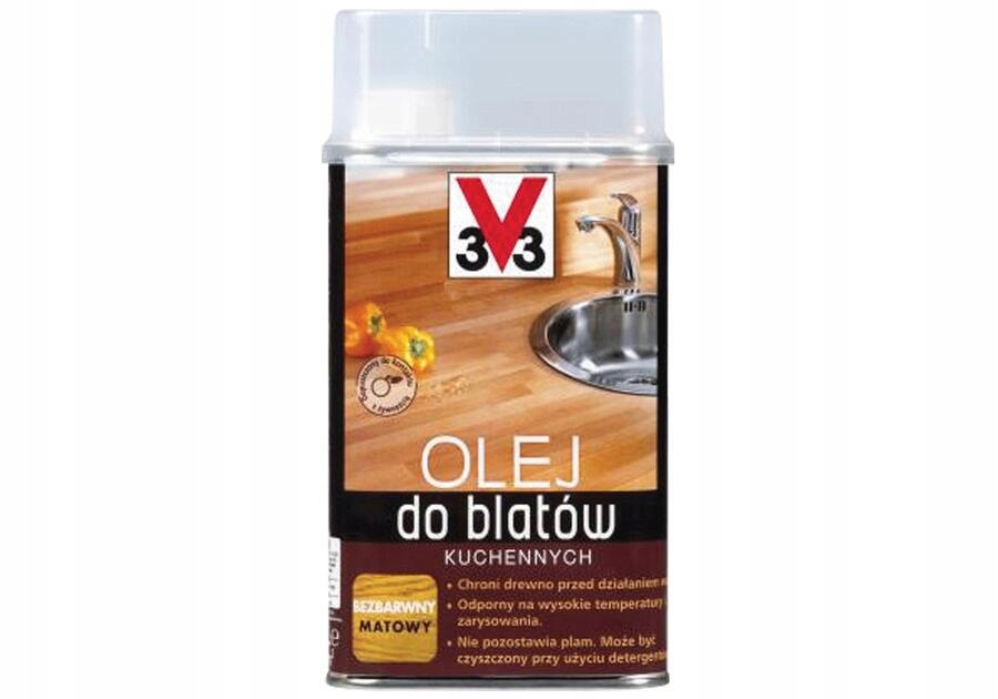 Olej v33 pre kuchynské dosky bezfarebné 0,5 l 3V#