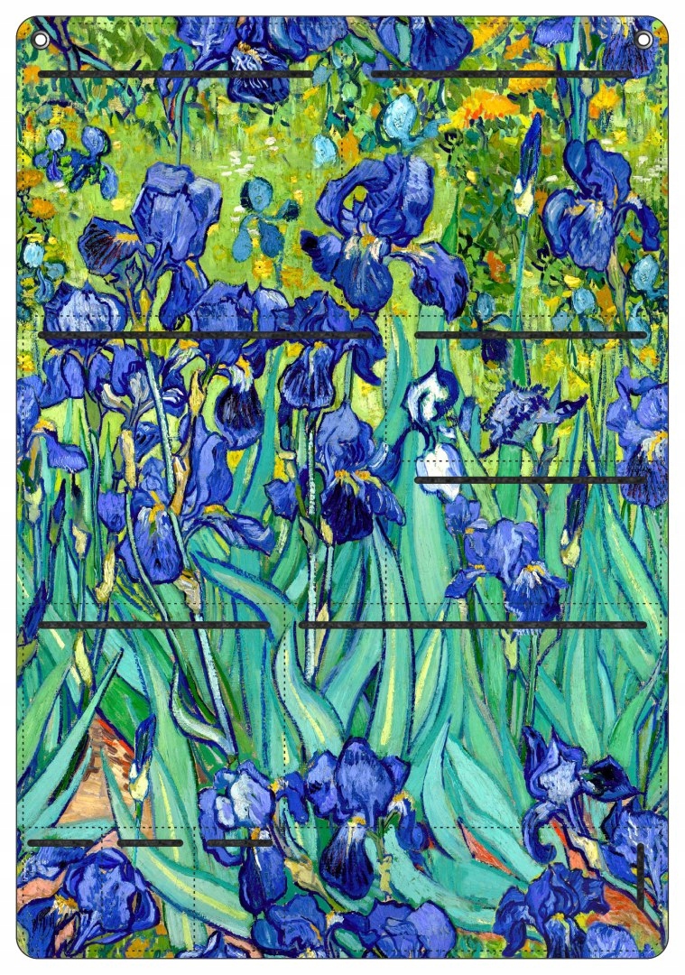 Organizátor antracite Irises 45x65 cm