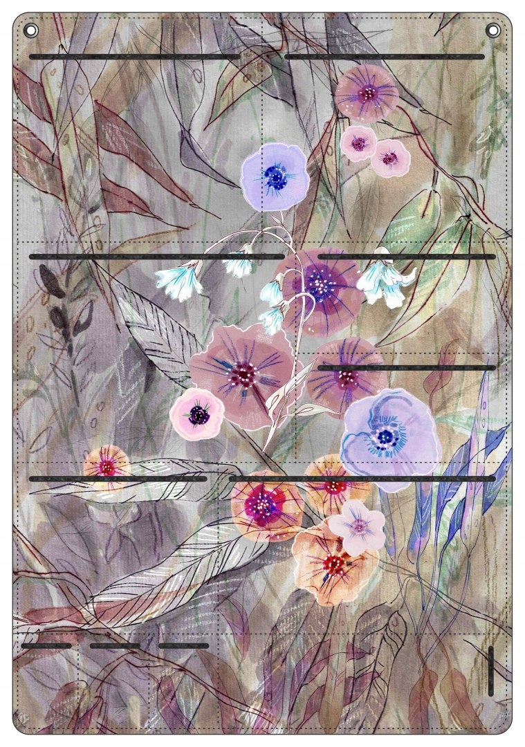 Organizátor anthracit primavera 45x65 cm