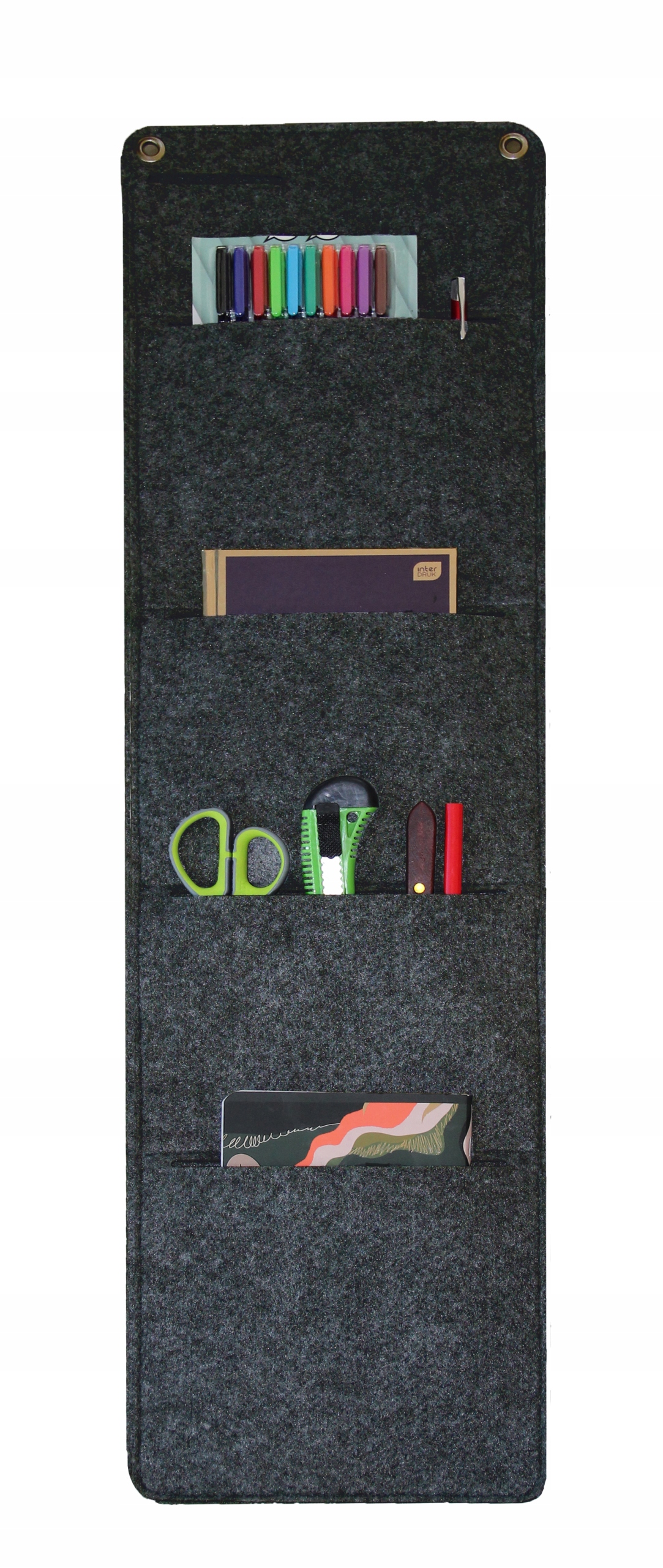 Bertoni Wall Organizátor antracite L 25x95 cm